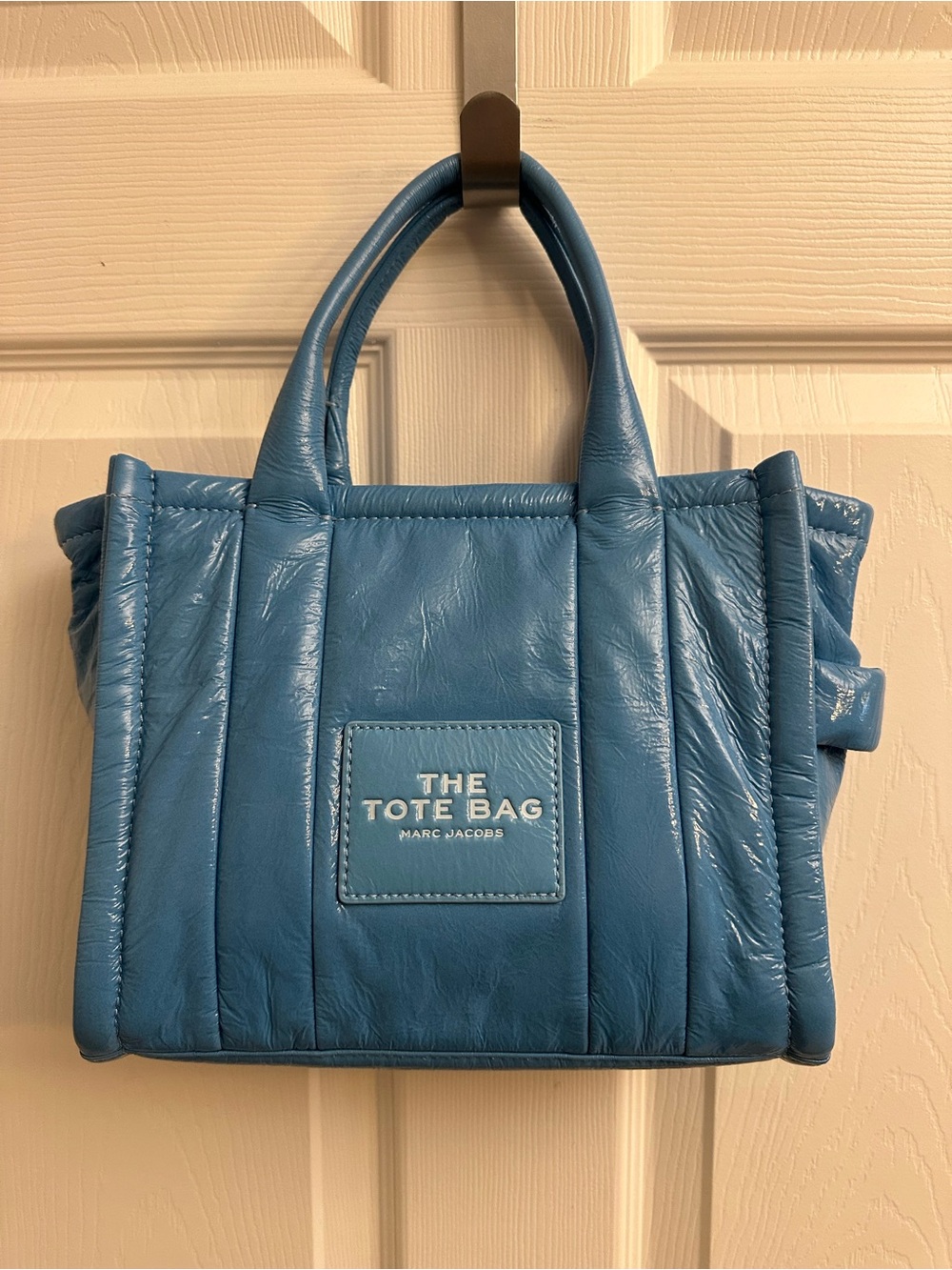 Marc Jacobs The Tote Bag in Light Blue Leather